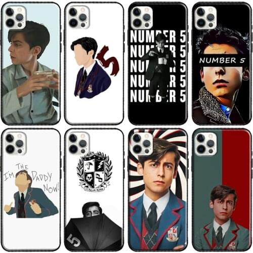 Aidan Gallagher Number Five Phone Case For Apple iPhone 11 Pro Max 12 mini X XR XS Max 8 7 Plus SE 2020 Cover Shell