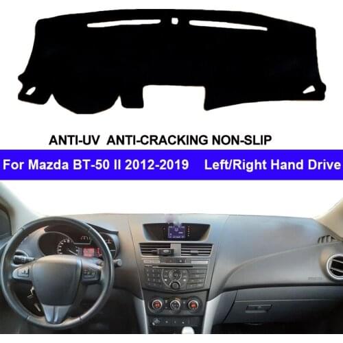 Auto Car Dashboard Cover DashMat Carpet Cape For Mazda BT-50 II 2012 - 2019 Center Console Protector Sun-Shade RHD LHD 2018 2017
