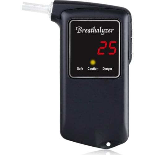 GREEWNON Digital Breath Tester Breathalyzer AT858F Fuel Cell Sensor Alcohol Detector