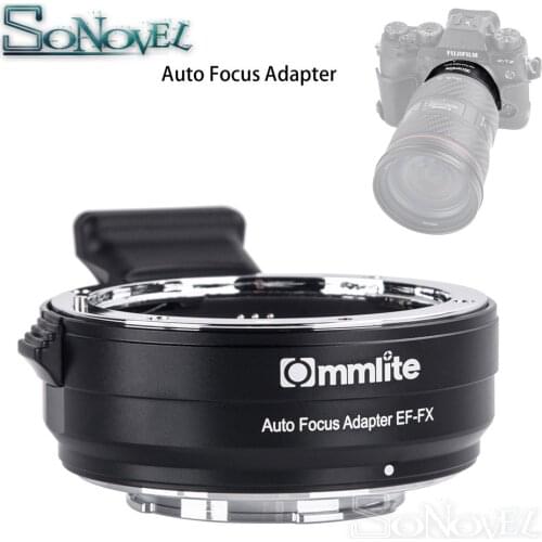 Commlite CM-EF-FX Electronic Auto Focus Lens Mount Adapter for Canon EF/EF-S Lens to Fujifilm FX-Mount X-T20 X-H1 X-T2 X-Pro2