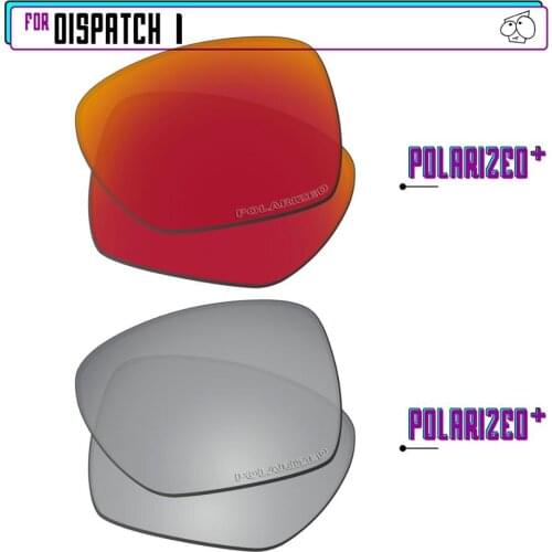 EZReplace Polarized Replacement Lenses for - Oakley Dispatch 1 Sunglasses - Sir P Plus-RedP Plus