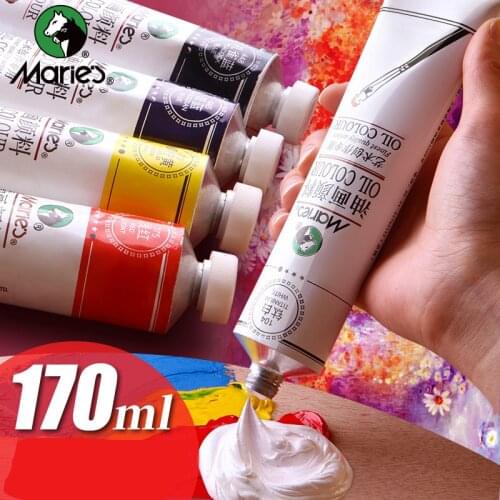 Marley 12/18/24 color oil paint set 170 ML large capacity aluminum tube mounted artist painter special creative pigment