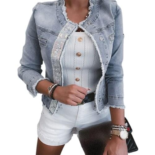 Misomee Womens Denim Jackets