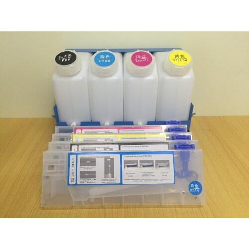 Continuous ink system for Roland/Mimaki/Mutoh large format printer bulk ink system (4tanks+4cartridges)