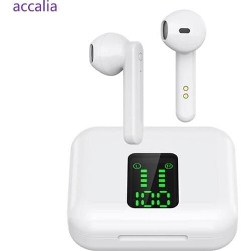 New For xiaomi huawei oppo X15 L12 TWS Bluetooth 5.1 Wireless Earphone LED Display Hifi Stereo Sports Headset With Microphone