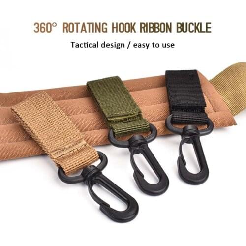 New Outdoor Tactical Belt Buckle Men Belts Carabiner Military Hunting Equipment Lock Camping Hiking Outdoor Tools