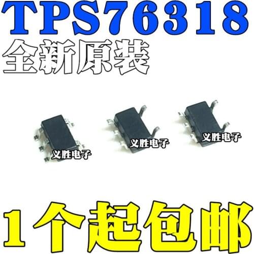 New and original TPS76318DBVR TPS76318 PBAI LDOC SOT23-5 Low dropout linear regulator, the output voltage of 1.8 V, the new "vol