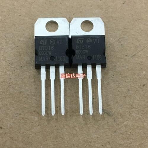 Brand new original bidirectional silicon controlled BTB16-600CW BTB16-600C TO-220 imported from stock