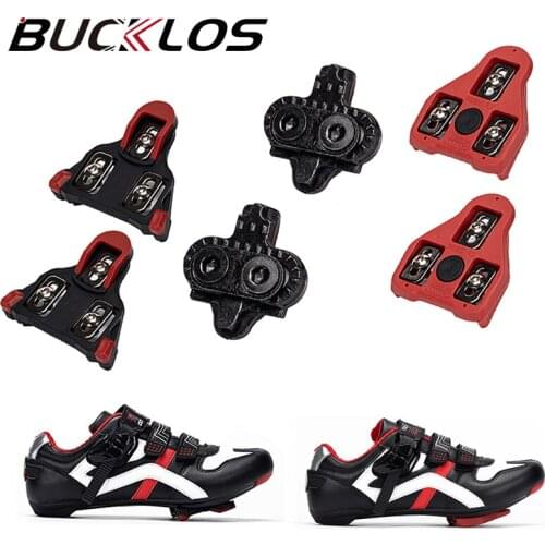 BUCKLOS Road Bike Pedal Cleat Mtb Self-locking Pedal Compatible with SPD SL/LOOK DELTA/SPD Cycling Pedal Accessories