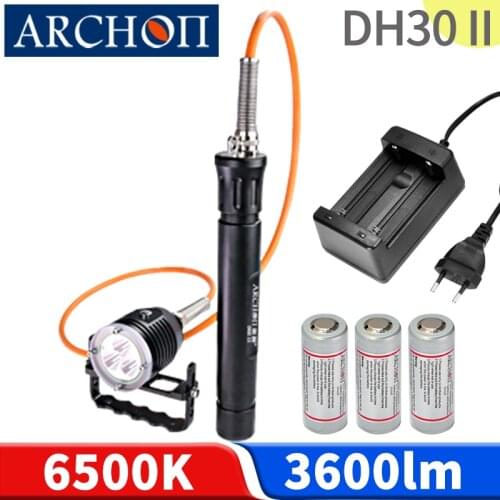 D30 II max 500min diving light Split professional diving light Underwater 100m Diving spotlight Adventure lights dive photoraphy