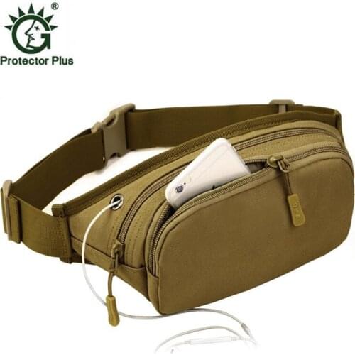 Protector Plus 2020 New Men Waist Bags Waterproof Nylon Pack Multi-function Waist Pack Bags Free Shipping Z147