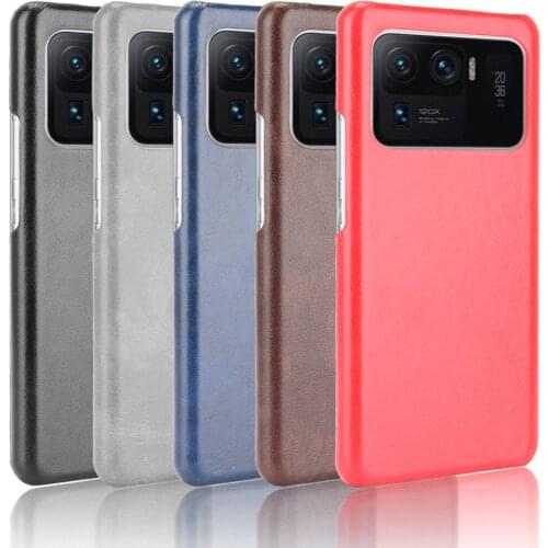 Ultra Slim Cases For Xiaomi Mi 11 Ultra Case Litchi Skin Pattern PU Leather and PC Book Cover For Xiaomi Mi 11 Ultra Phone Case