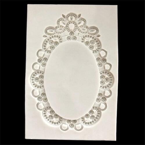 European lace Cakes Molds Silicone Mold Fondant Cake Chocolate Soap Candy Biscuit Sugar Mold Baking Kitchen Accessories DIY