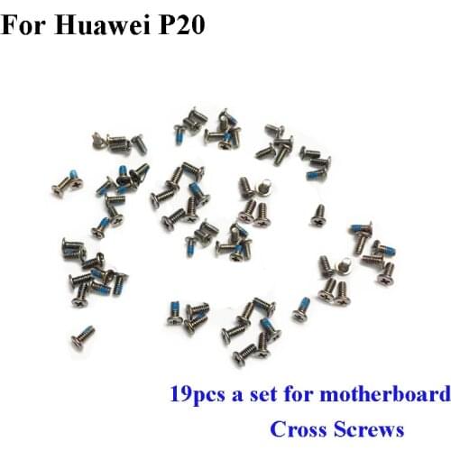 17PCS a set For Huawei p20 P 20 motherboard mainboard Cross Screws For Huawei P20 p 20 crossing screw Repalcment