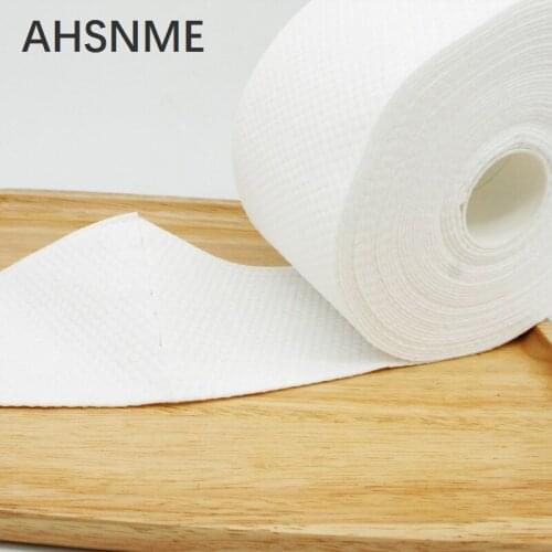 AHSNME 10rolls 800pcs (80pcs per roll) disposable face towel cotton towel 260g pearl texture cosmetic cleansing Cleansing Cotton