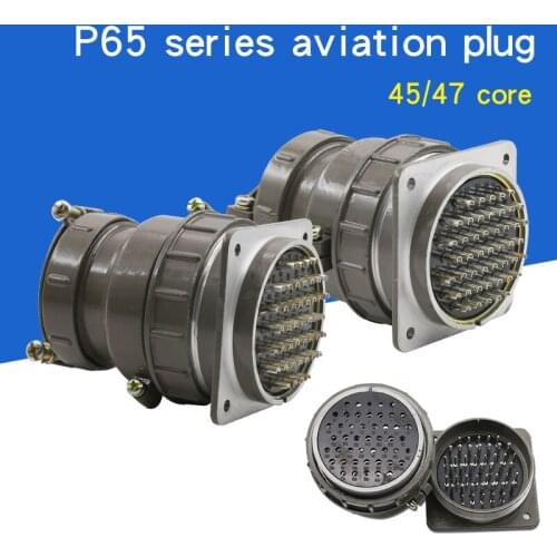 P60 series Aviation plug socket round connector 45/47core diameter 60MM aviation plug