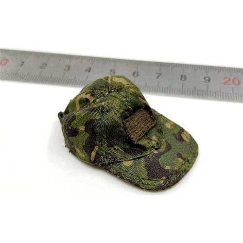 Scale 1/6 EASY&SIMPLE ES 26042R USA Continental Tropical Version Green Baseball Cap Camouflage For Usual 12 inch Doll Soldier
