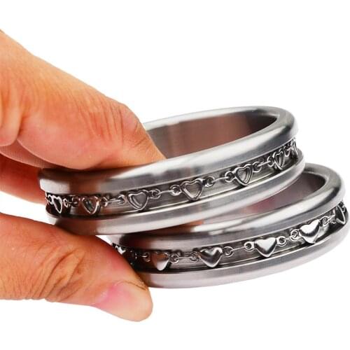 Heart-shaped Chain Metal Lock Ring Penis Lock Control Semen Scrotum Stretcher Delay Ejaculation Sex Toys For Male Cockring