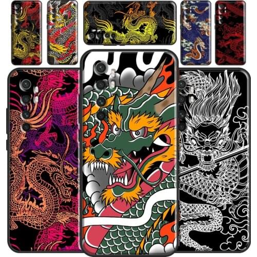 DRAGON TATTOO JAPANESE Case For POCO X3 Pro M3 F3 Cover For Xiaomi Mi 10T Pro 11 Ultra A3 9 10 Mi Note 10 Lite
