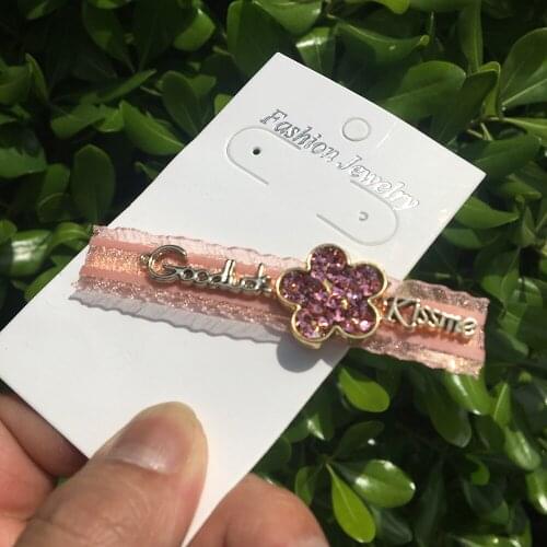 Earofcorn Exquisite Fashion Girl Letter Flowers Crystal Hair Clip Headwear Hair Accessories jewelry