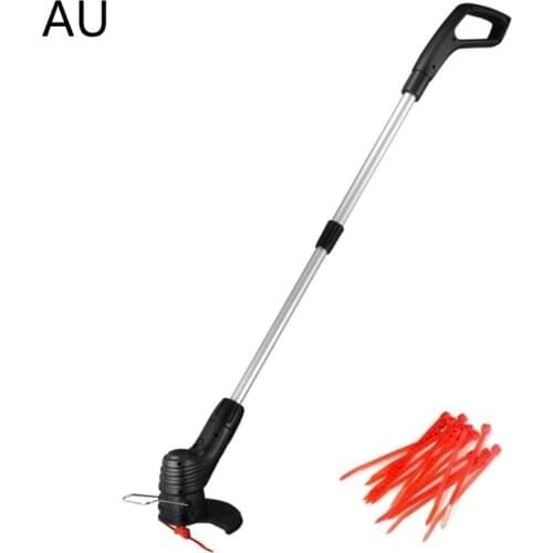 Electric Grass Trimmer Handheld Lawn Mower Cordless Weed Strimmer String Cutter