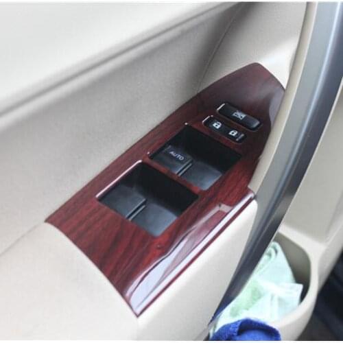 Imitation Wood Window Gear Steering Wheel Instrument Moulding Decorated Frame For Toyota Corolla 2017 18 CAA271