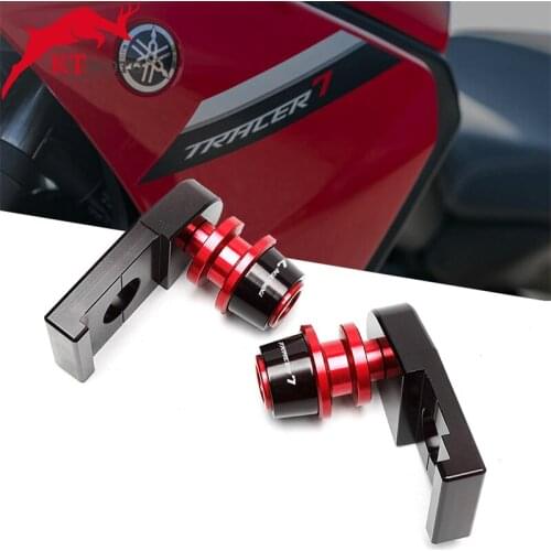 CNC Aluminum Rear Wheel Axle Stand Pick Up Hook Set For Yamaha TRACER 7 Tracer 7GT TRACER7/GT 2021-2022 Motorcycle Accessories