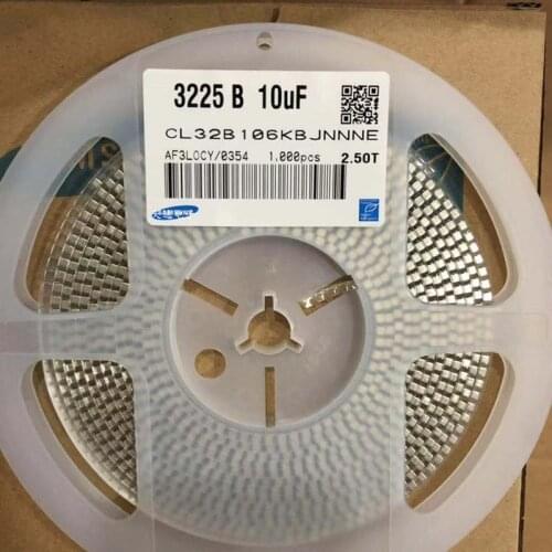 CL32B106KBJNNNE SMD capacitor 1210 106K 10UF 25V 35V 50V X7R 10% CL32A106KA MLCC 3225 10UF 6.3V 10V 16V 25V 50V