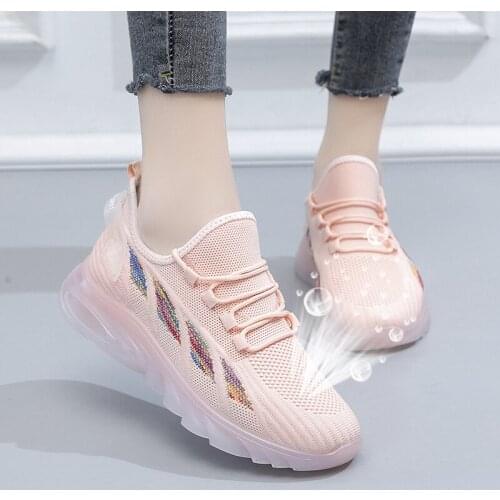 High Quality Casual Running Sneakers Women Shoes Mesh 2021 Spirng Breathable Men Shoes Training Zapatillas Tennis Couple Shoes