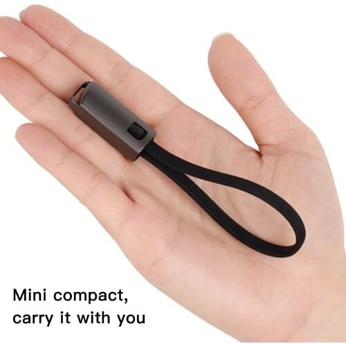 Mini Keychain USB Cable For iPhone Xiaomi Samsung S9 S8 For Type C USB Phone Cables 2A Fast Charging Data USB C Smartphone Cable