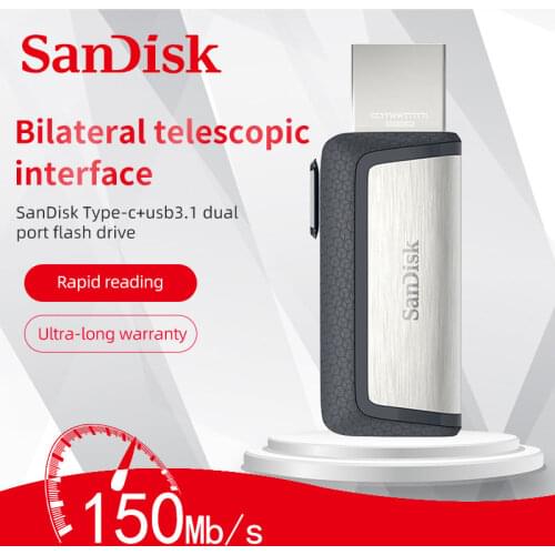 Sandisk OTG type-c and Micro USB 3.0 usb flash drive multifunctional usb stick pen drive pendrive 16gb 32gb 64gb 128gb 256gb