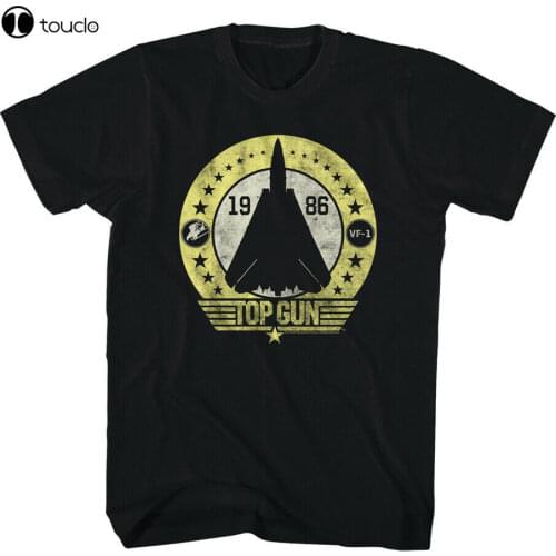 Top Gun Stars F14 Tomcat Jet 1986 MenS T Shirt Vf-1 Elite Squadron Tee Shirt