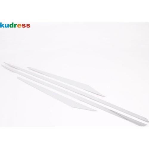 For Hyundai Tucson 2019 2020 ABS Chrome Side Door Trim Strip Molding Stream Panel Bumper Hoods Sticker Car Styling Accessories