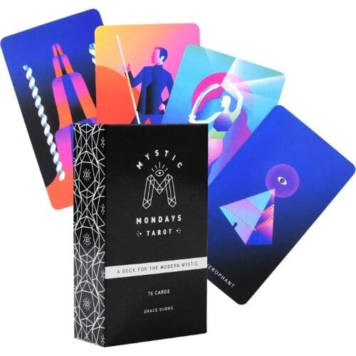 New Mystic Mondays Tarot 78 Cards Tarot Deck English Prophet Cards Tarot Divination