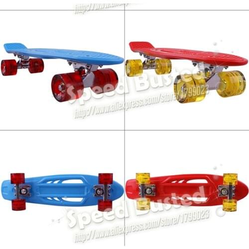 New Peny Board Hollow Skateboard Mini Cruiser longboard for Girl Boy Skate Fish Long Board Pnny nickel Board 22 retro patins