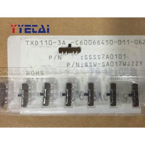 YongYeTai Patch Slide Switch SSSS7A0101 Toggle Switch 3 Position Reset Switch free shipping