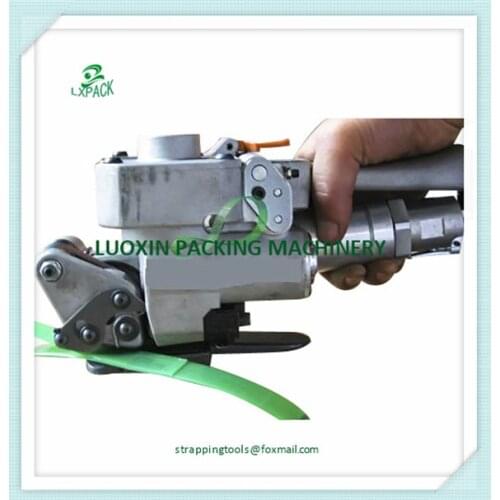 Ningbo Luoxin Handheld strapping tool pneumatic manual PET&PP banding machine XQD-19 19-25mm carton firction welding pack sealer