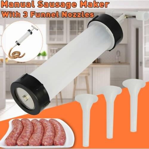 Manual sausage machine syringe meat machine nozzle sausage meat sausage filling machine funnel kitchen