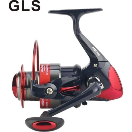 2020 GLS brand AM series fishing wheel metal rocker arm gapless reaction structure spinning wheel fishing gear fishing reel