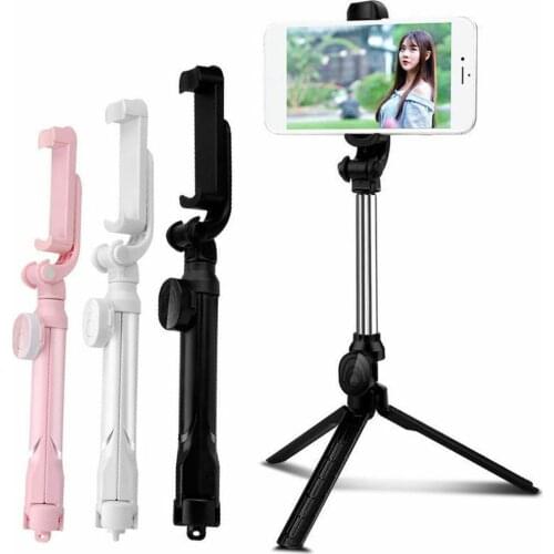 Wireless bluetooth-compatible Selfie Stick Tripod Remote Handphone Live Photo Holder Tripod Camera Monopod Self-Timer