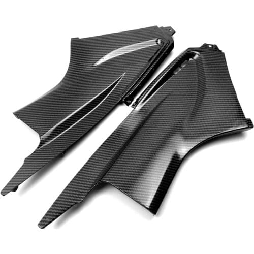 Grey / Carbon Fiber Paint Motorcycle Front Air Dust Cover Fairing Insert Accessories For Yamaha YZF R6 2003 2004 2005 Models