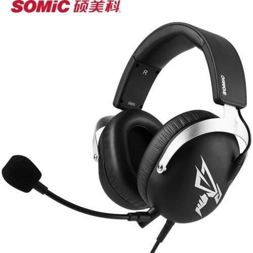 Somic G805 Gaming Heaphone 7.1 Virtual Sound Effect 3.5mm or USB Wired Headsets with Microphone for PS4 Xbox Laptop G936N