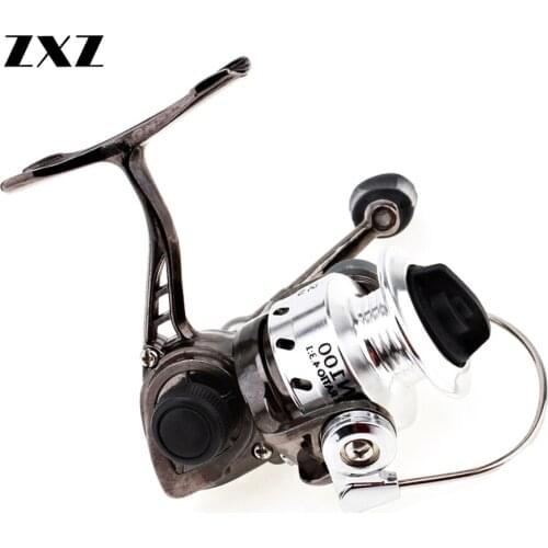 Super Pocket Spin Reel Small Ice Fishing Wheel Coil Full Metal Mini Spinning Reels 4.3:1 Zinc Alloy Ultra Light for Winter Fish