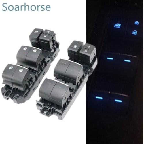 Lighted LED Power Window Lifter Switch Button For Toyota RAV4 RAV 4 CHR Corolla 2019 2020 Left Driving Backlight Upgrade