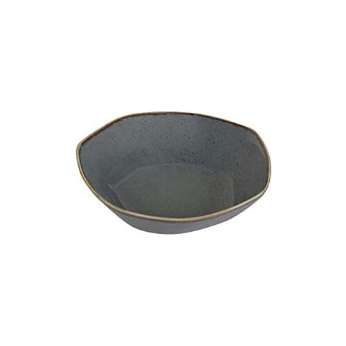 Porland Pure Seasons Dark Gray Bowl 19cm / Weight: 360.00 gr Diameter: 19.40 cm Height: 4.80 cm Width: 19.40 cm Length: 19.40 cm