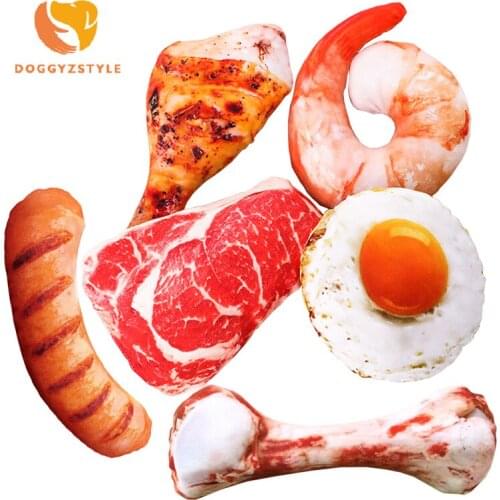 Funny Chicken Leg Bone Simulation Pet Dog Toys For Small Dogs Bite Resistant Squeaky Puppy Cat Toy Chew Dogs Toys Pets Product