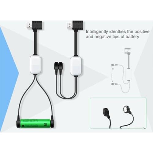 A10 Battery Charger for Li-ion Batteries Multifunction Magnetic USB Charger Mini Charging/Discharging Power Bank For 18650 25500