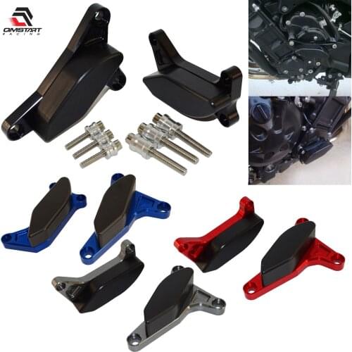 QMSTART Racing Engine Stator Pulse Cover Guards Crash Sliders Protector For YAMAHA Fazer FZ1 FZ 1 FZ-1 N/S FZ1N FZ1S 2006-2020