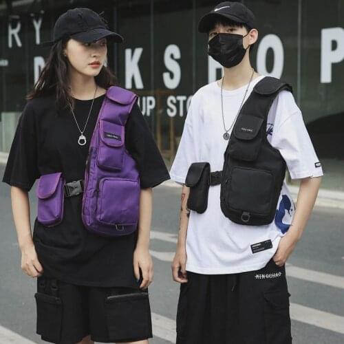 Women Bag Nylon Tactical Pack FLAP Fashion Unisex Zipper SOFT Shoulder Bag Pures and Bags Crossbody Chest Bag Tooling Package