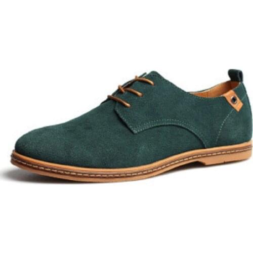 2021 Spring Mens Casual Shoes Leather Shoes Plus Size Mens Shoes Frosted Tide Shoes